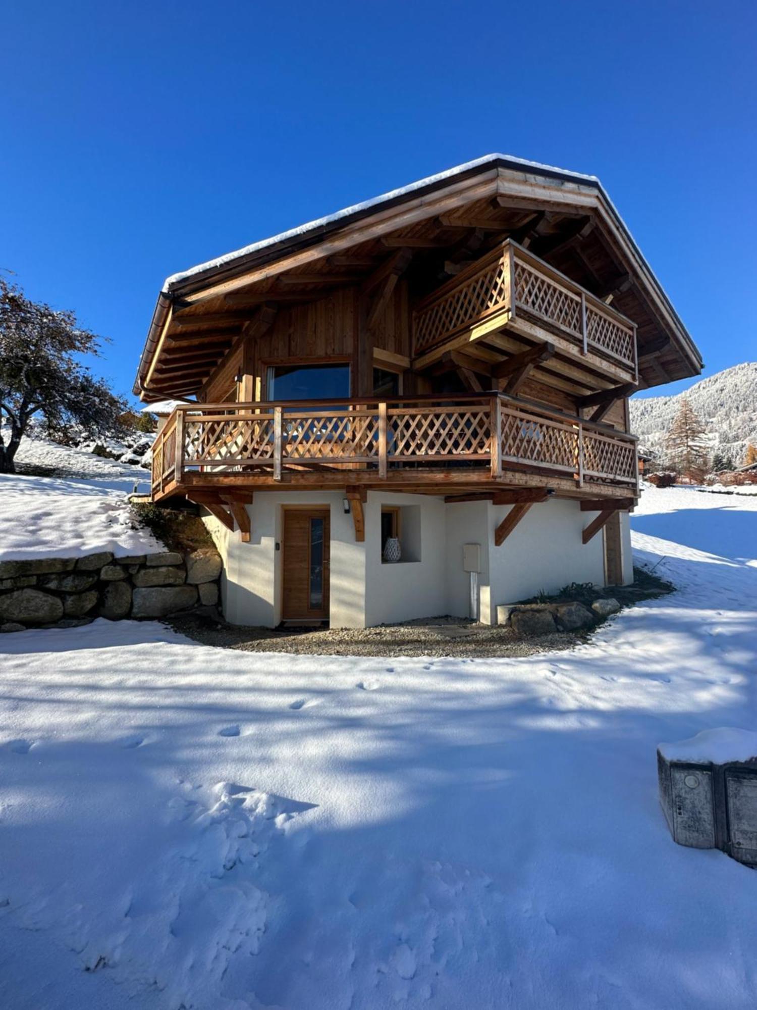 Villa Chalet Neuf La Perle Du Perron à Cordon Extérieur photo