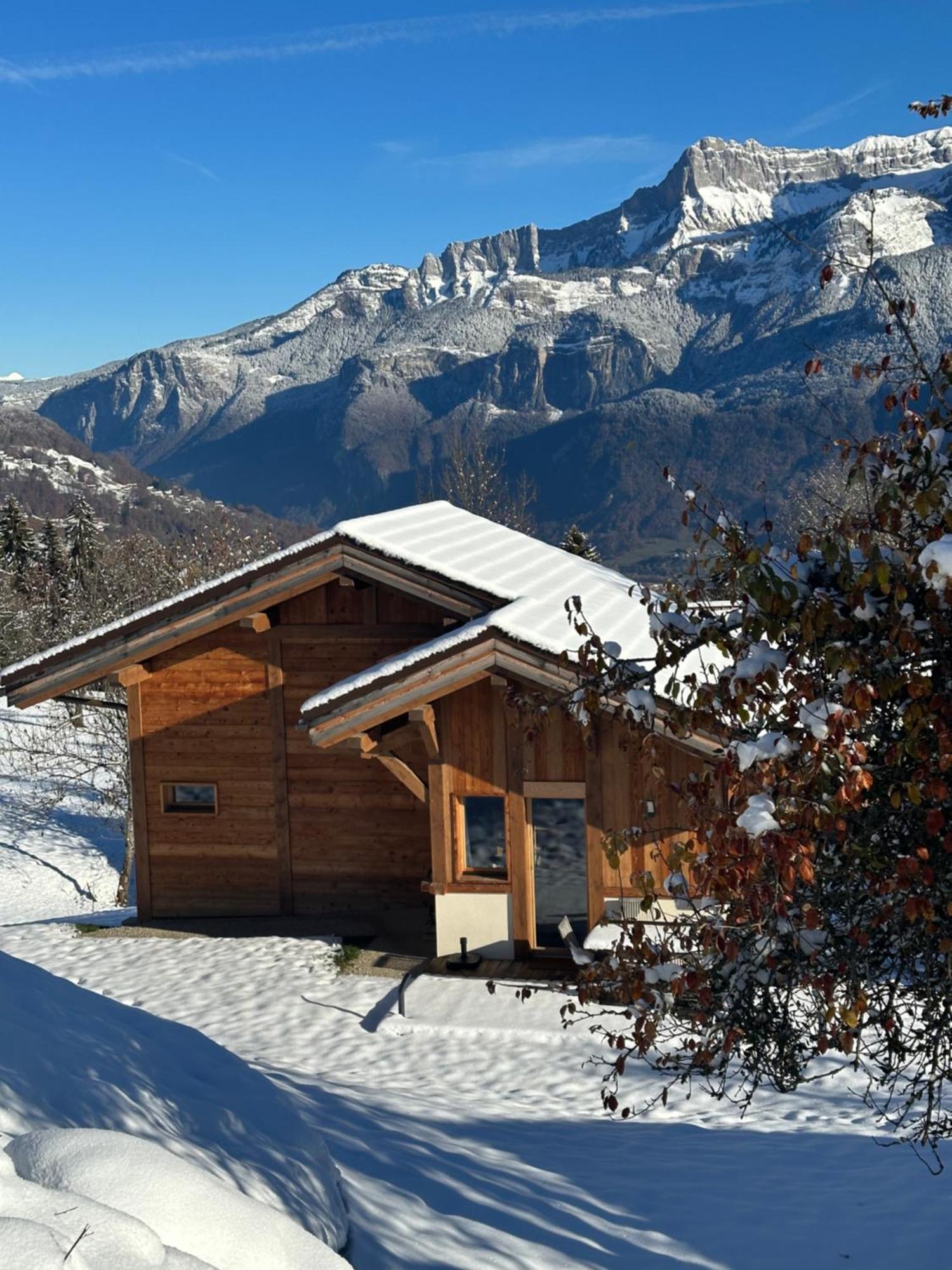 Villa Chalet Neuf La Perle Du Perron à Cordon Extérieur photo